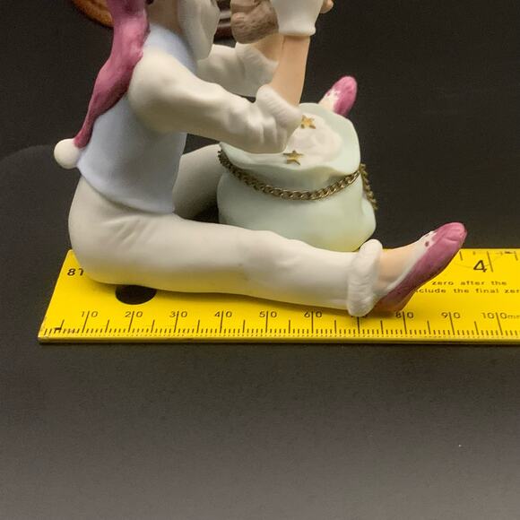 Vintage 1987 Hallmark Keepsake Mime Clown Teddy Bear Ornament - Picture 11 of 16